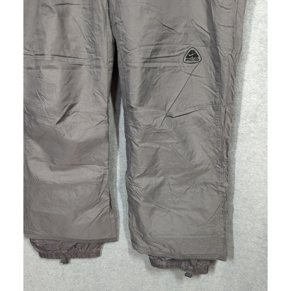 Vintage Nike ACG Outer Layer 3 Snow Pants Ski Snowboard Waterproof SZ S Gray - Picture 3 of 13